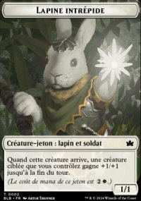 Jeton Lapine intrpide - Bloomburrow