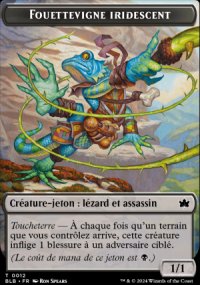Jeton Fouettevigne iridescent - Bloomburrow