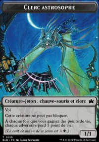 Jeton Clerc astrosophe - Bloomburrow