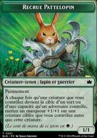Jeton Recrue Pattelopin - Bloomburrow
