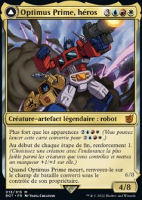 Optimus Prime, hros<br>Optimus Prime, chef des Autobots