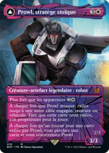 Prowl, stratge stoque<br>Prowl, vhicule de poursuite