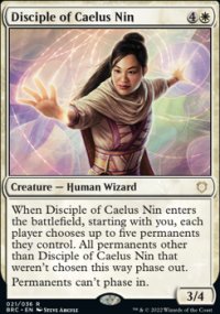 Disciple of Caelus Nin - The Brothers' War Commander Decks