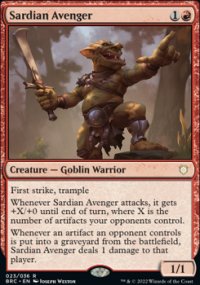 Sardian Avenger 1 - The Brothers' War Commander Decks