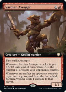 Sardian Avenger 2 - The Brothers' War Commander Decks