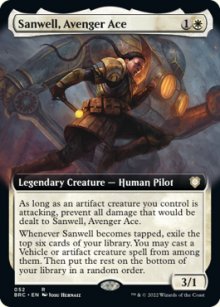 Sanwell, Avenger Ace - The Brothers' War Commander Decks