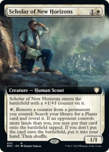 Scholar of New Horizons - The Brothers' War Commander Decks
