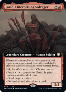 Farid, Enterprising Salvager - The Brothers' War Commander Decks