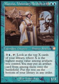 Muzzio, Visionary Architect - The Brothers' War Commander Decks