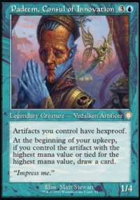 Padeem, Consul of Innovation - The Brothers' War Commander Decks