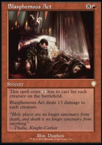 Blasphemous Act - The Brothers' War Commander Decks