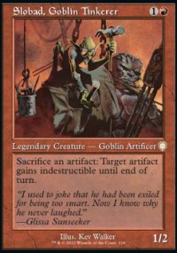 Slobad, Goblin Tinkerer - The Brothers' War Commander Decks