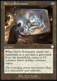Servo Schematic - The Brothers' War Commander Decks