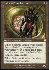 Solemn Simulacrum - The Brothers' War Commander Decks