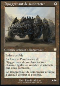Djaggernaut de sombracier - The Brothers' War Commander Decks