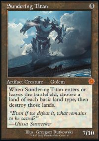 Sundering Titan 1 - The Brothers' War Retro Artifacts