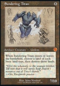 Sundering Titan 2 - The Brothers' War Retro Artifacts