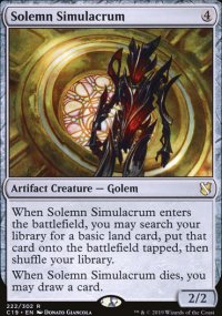 Solemn Simulacrum - Commander 2019