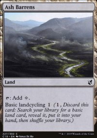 Ash Barrens - Commander 2019