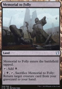 Memorial to Folly - Commander 2019