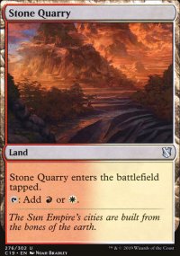 Stone Quarry - Commander 2019