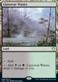 Llanowar Wastes - Commander 2020