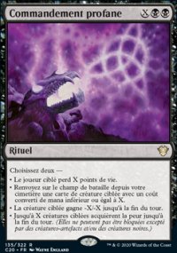 Commandement profane - 