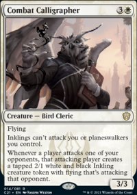 Combat Calligrapher 1 - Commander 2021