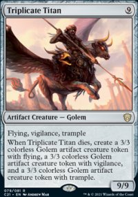 Triplicate Titan 1 - Commander 2021