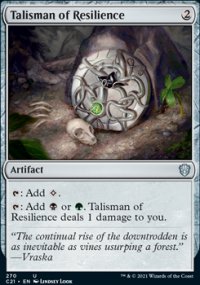 Talisman of Resilience - Commander 2021