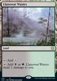 Llanowar Wastes - Commander 2021