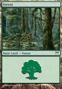 Forest 3 - Champions of Kamigawa