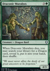 Draconic Muralists - Commander Legends: Battle for Baldur's Gate