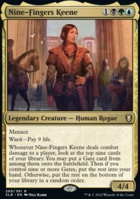 Nine-Fingers Keene 1 - Commander Legends: Battle for Baldur's Gate