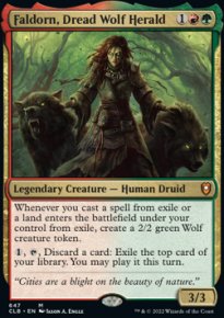 Faldorn, Dread Wolf Herald 1 - Commander Legends: Battle for Baldur's Gate