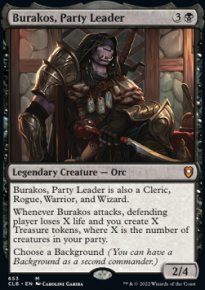 Burakos, Party Leader 1 - Commander Legends: Battle for Baldur's Gate