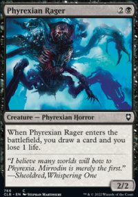 Phyrexian Rager - Commander Legends: Battle for Baldur's Gate