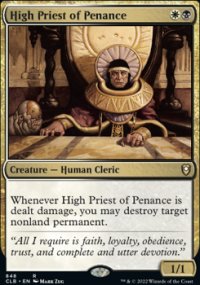 High Priest of Penance - Commander Legends: Battle for Baldur's Gate