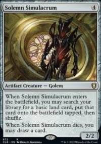 Solemn Simulacrum - Commander Legends: Battle for Baldur's Gate