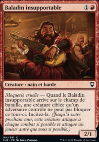 Baladin insupportable - 