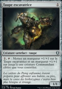 Taupe excavatrice - 