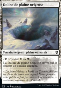 Doline de plaine neigeuse - 