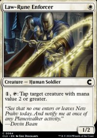 Law-Rune Enforcer - Ravnica: Clue Edition