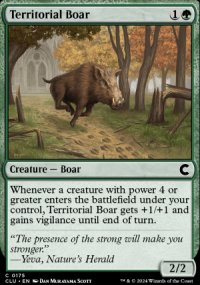 Territorial Boar - Ravnica: Clue Edition