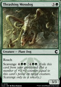 Thrashing Mossdog - Ravnica: Clue Edition