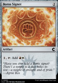 Boros Signet - Ravnica: Clue Edition