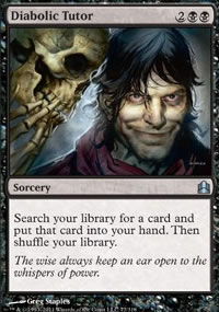 Diabolic Tutor - MTG Commander