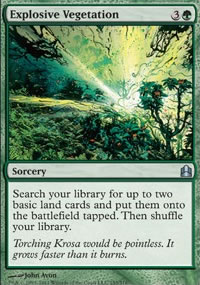 Explosive Vegetation - MTG Commander