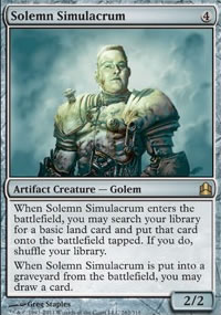 Solemn Simulacrum - MTG Commander