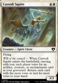 Custodi Squire - Commander Masters